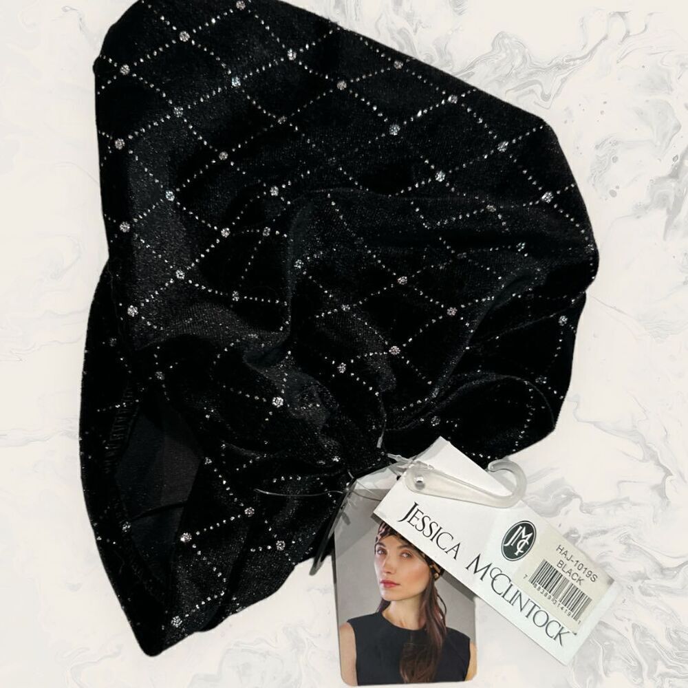NWT Bundle of Two : Jessica McClintock Black Sparkle Head Band and Nordstrom BO - Picture 7 of 7